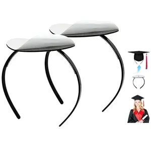 Graduation Cap Headband, Secure Hairstyle, Not Change Hair, Firm Anti-Fall Hairband for Graduates, Students