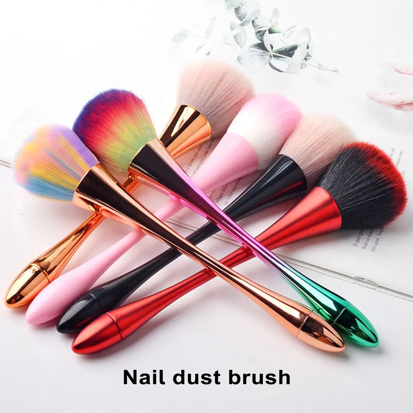Rose nail dust brush Rose nail dust brush