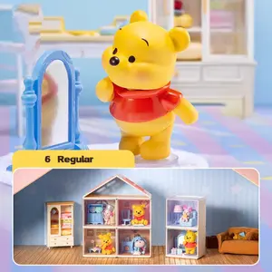 Disney Winnie the Pooh Home Moments Series Figure Blind Box - Surprise Gift for Friends, Cute Desktop Ornaments, and Disney Peripherals desk toy