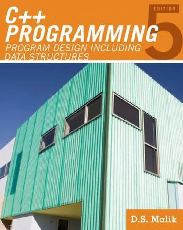 USED Book - C++ Programming: Program Design Including Data Structures by D. S. Malik (Paperback) - english
