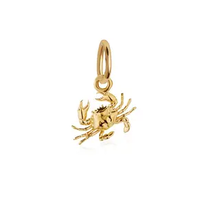 Gold Mini Crab Charm