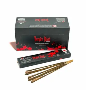 Nandita Vampire Blood Incense Sticks 15g * 1 Dozen Fragrance Pack Halloween Prop Spooky Perfume Scented Aroma Scent Freshener