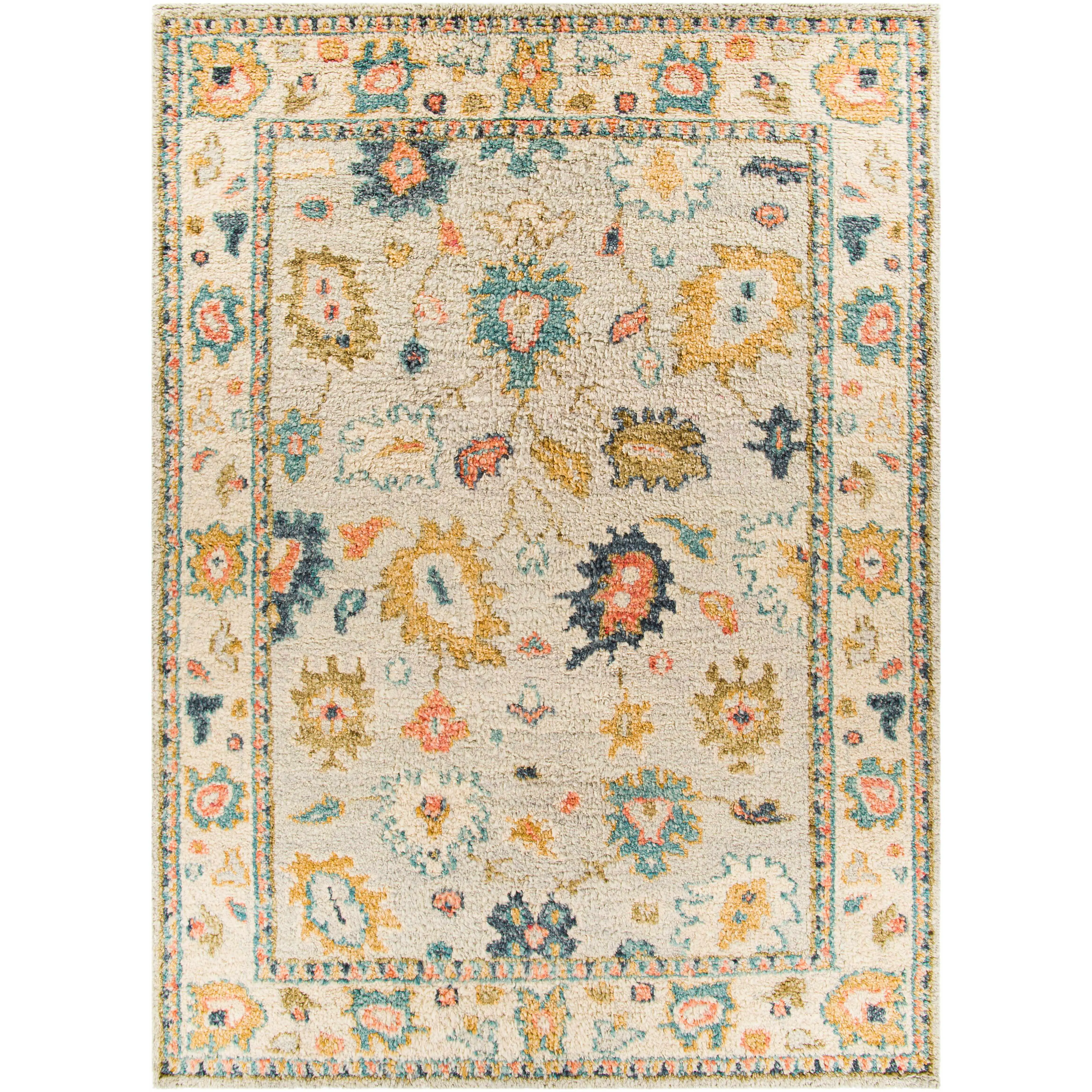 Lordstown Traditional Look Elegant Wool Oushak Rug - Rectangle, Indoor Use, Multi-Size, Household Textile, Clearance