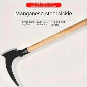 Vaseeka Multi-Functional Sickle for Garden & Farming - Effortless Weed & Branch Clearing, Mow Grass & Trim Branches with One Blade, Ideal for Busy Gardeners Tree Trimmer Heavy Duty