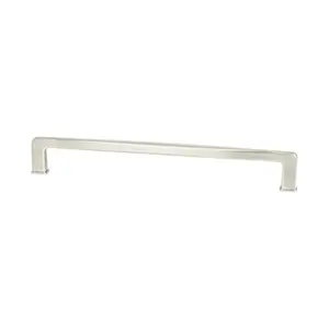 212 MAIN Berenson Subtle Surge Door Pull - 224 mm Brushed Nickel Zinc Construction Contemporary-Style Door Hardware with Contemporary Look for Tools & Hardware Use