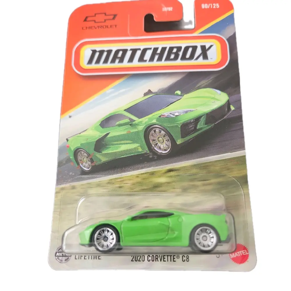 Matchbox 2020 Corvette C8 90/125 - Green Diecast Model Car by Mattel