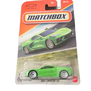 Matchbox 2020 Corvette C8 90/125 - Green Diecast Model Car by Mattel