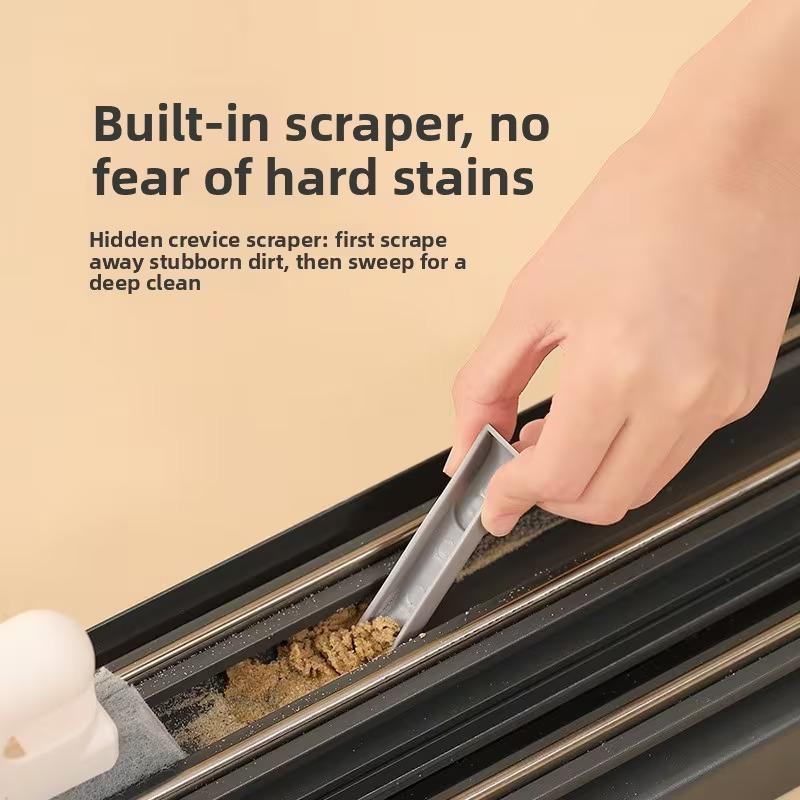 Window Groove Cleaning Brush, Multifunctional Crevice Brush for Door Window Track, Household Hardware Cleaning Tool