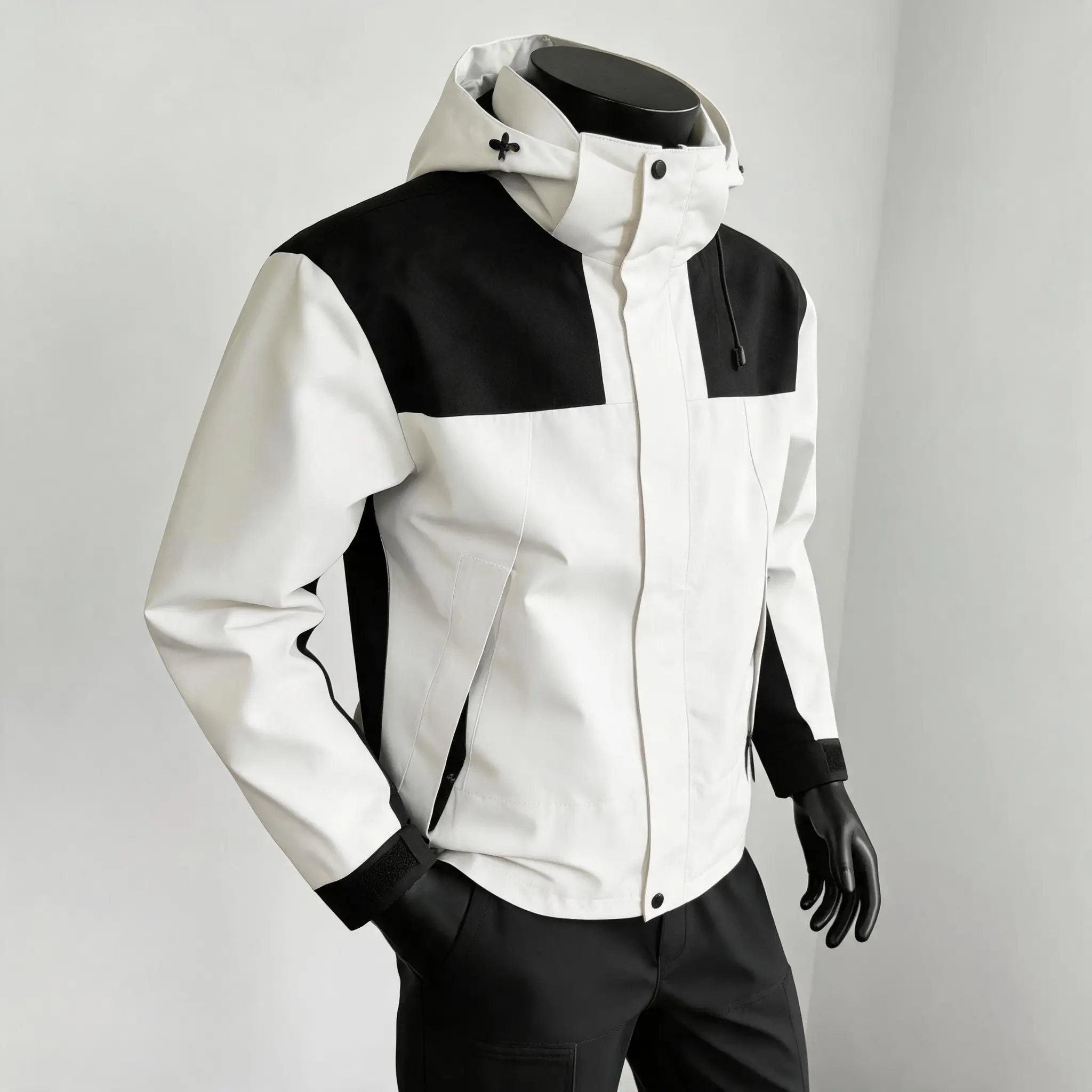NELEUS Men's MountainTone Contrast Windbreaker, Outdoor Sports Outerwear, Lab-Ready Water-Resistant Jacket