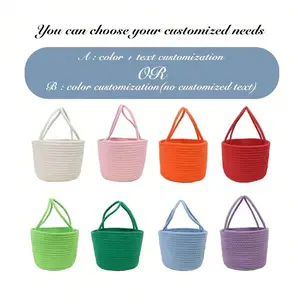 Reusable Gift Basket, Colorful Dopamine Colors, Party Decoration, Handheld Storage Basket, Birthdays, Holidays, Easter, Mother's Day, Father's Day