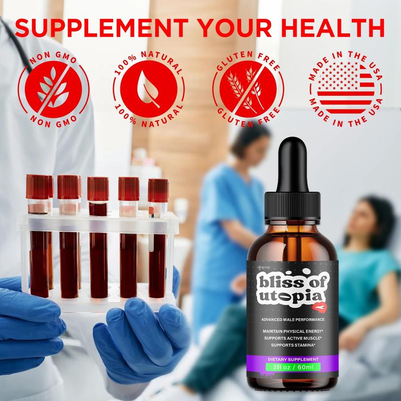 (2 Pack) Bliss of Utopia Support Drops Advanced Vitamin Supplemen 120 Serve Healthcare Fitness Supplement