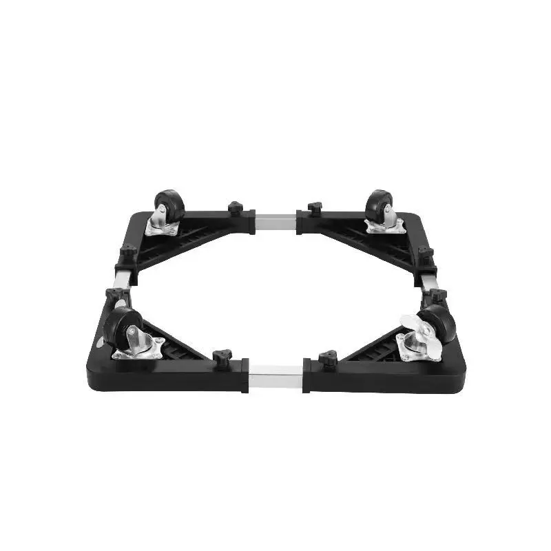 Washing Machine Base Stand & Ft Pad Set, Moving Essential, Height-Adjustable Removable for Front & Top Loaders, Easy Installation, Easy to Clean