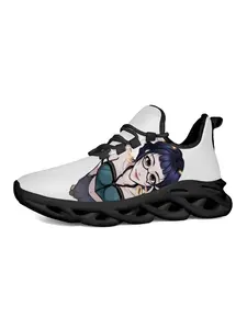 Exclusive Anime Print Casual Shoes, Fashionable Kpop Trend, Character Prints, Comfortable Thick Sole, Cute Style for Young Adults, Sports Shoes