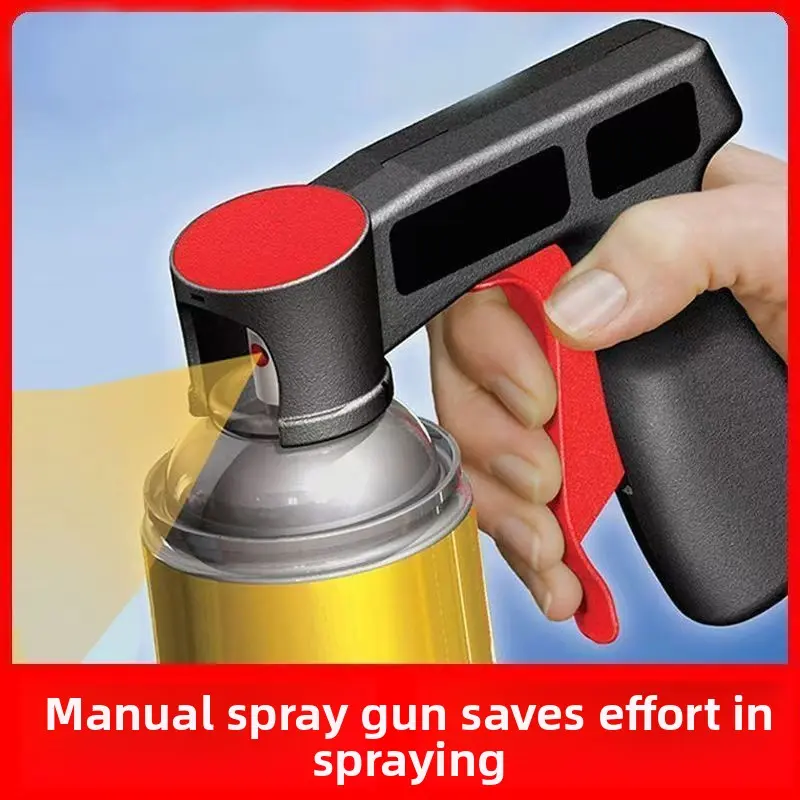 Spray Can Trigger Handle Full Hand Grip, Reusable Convert Spray Cans to Paint Sprayer for Automotive Repair