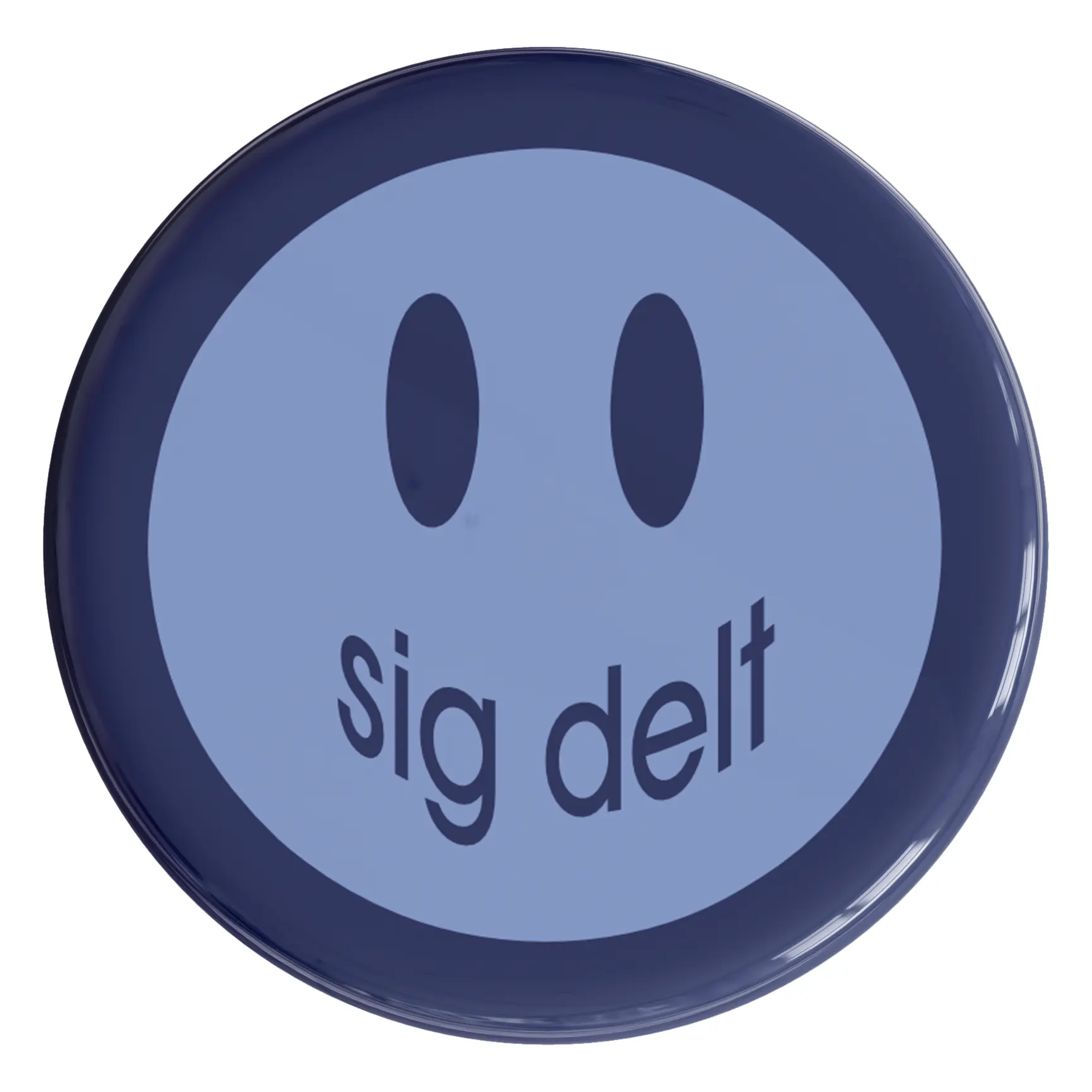 Sigma Delta Tau Smile Sorority Button