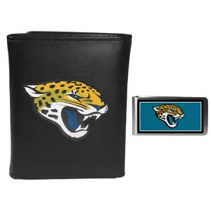 Siskiyou Sports NFL Tri-fold Wallet & Color Money Clip