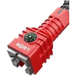 Multi-Function Faucet Wrench Tool 24-in-1,with Non-Slip Handle and Extension Rod, for Drain/Plumbing/Faucet Repair and Home Pipe DIY Installation