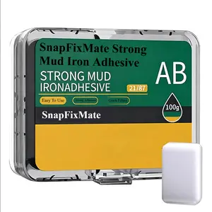 SnapFixMate High-Strength Fast Repair Epoxy Putty, Strong Mud Iron Adhesive, for Metal, Wood, Tile, Ceramics, Multi-Purpose,Repairing, Sculpting (Black,100g)