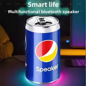 Wireless Bluetooth speaker, mini portable stereo speaker for mobile phones, computer subwoofer, can-shaped portable speaker for car use