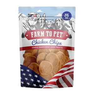 Americana Chicken Chips for Dogs | Celebrate with USA-made Dog Treats Training