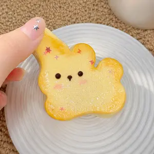 Layered Star Bunny Squishy, Handmade Food-Grade Silicone Squeeze Toy, Premium Adult Stress Relief Desk Fidget