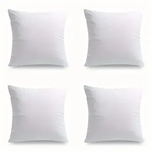 2pcs Soft Cotton Fabric Polyester Filled Pillows, Comfortable Decorative Backrest Cushions, Sofa Pillow Hugger, Cozy Home Accessories