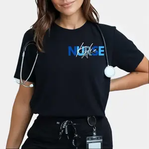 Personalized RN Nurse T-Shirt – Custom ER Nurse Tee, Unique Shirt for Healthcare Workers, Cotton Crewneck