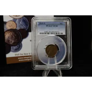 1915-S Lincoln Wheat Cent. PCGS Graded VF30. Store # 08518