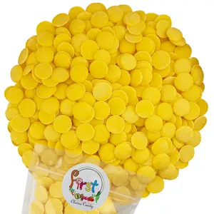 YELLOW CHOCOLATE MELTING WAFERS 1 LB BAG