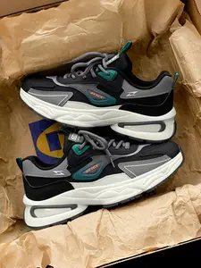 Men's Breathable Mesh Shoes, Trendy Casual Thick Sole Sneakers, Comfortable Sporty Dad Style Footwear for All Seasons, Breathable Athletic Sneakers