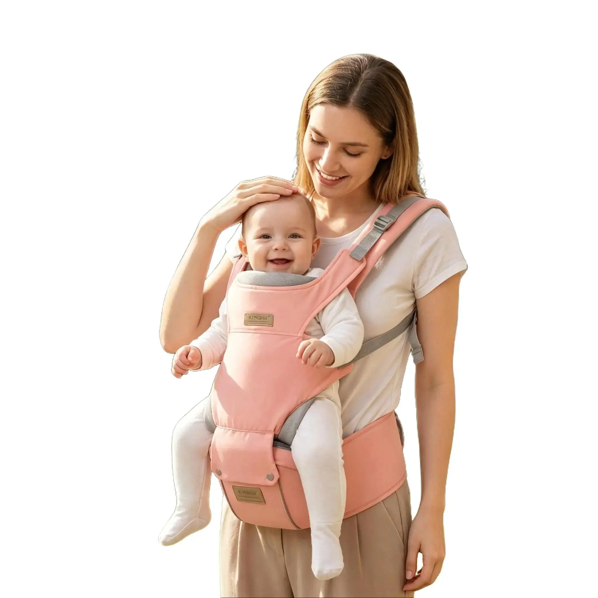 Baby Hip Seat Carrier - Lightweight All-In-1, All-Season Hands-Free Multi-Position Infant Carrier for Outdoor Daily Use portabeb cozy wrap velcro child fit newborn