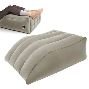 Inflatable Leg & Knee Relief Support Cushion, Wedge Pillow for Muscle Relaxation, Gentle Elevation for Swollen Legs, 1pcs