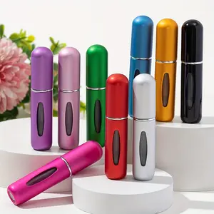 Single-Unit Bottom-Filled Perfume Bottle 5ML, Portable Refillable Fragrance Container, Ideal for Travel & Daily Use