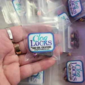 5 Pack Clog Locks by Rad Girl Creations