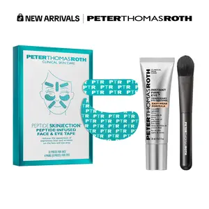 Peptide Skinjection Peptide Infused Face + Eye Tape & Instant FirmX Easy Wear Temporary Eye Tightener (20ml)