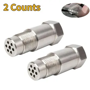 Universal Stainless Steel Check Engine Light CEL Mini Catalyst O2 Sensor Spacer Adapter, M18X1.5 Sensor Connector, Car Repair Tool