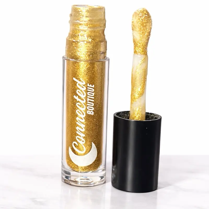 Connected Boutique Honey - Golden Brown Lip Gloss Hydrating Makeup Glossy