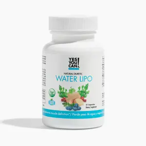 Water Lipo Natural Diuretic Supplement with Uva Ursi, Ginger, Juniper Berries, Celery, Parsley, Potassium, Calcium, and Vitamin B6 for Bloat Relief and Kidney Health