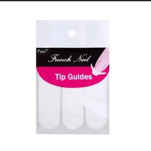 Adhesive Tip Guide French Nail Sticker for Easy Manicure Nail Art Moon Crescent Shape Tape