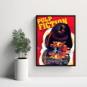 Pulp Fiction Poster, Pulp Fiction Print, Pulp Fiction Print, Wall Art, Movie Poster, Movie Art