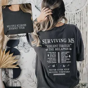 Multiple Sclerosis Tour Shirt MS Warrior Tshirt Autoimmune Disease Tee Spoonie Gift For Multiple Sclerosis Awareness Month MS Strong Apparel