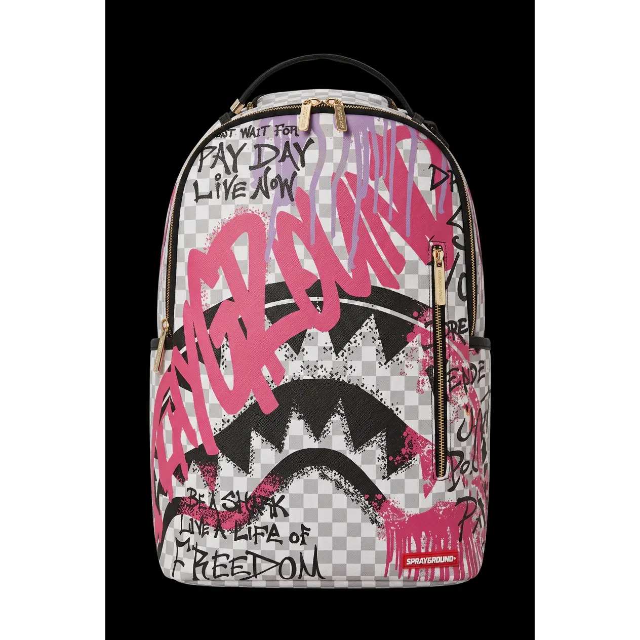 Sprayground Spray Poetry Backpack pink Sprayground Spray Poetry Backpack pink