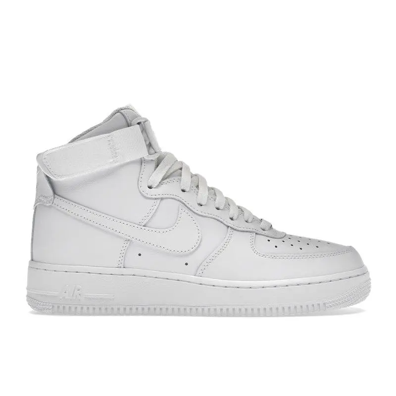 Nike Women's Air Force 1 High Triple White, from StockX