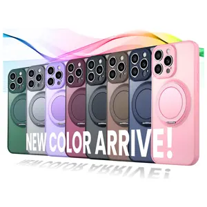 High Quality 360 ° Phone Case Cover With Rotatable Stand And Camera Protection, Suitable For iPhone 17, 17Air, 17Pro, 17Promax, 16, 16Pro, 16Promax, 15, 15Pro, 15Plus, 14, 14Pro, 14Promax, 14Plus, 13, 13Pro, 13Promax, 12, 12Pro, 12Promax, 11, XR, XS, MAX