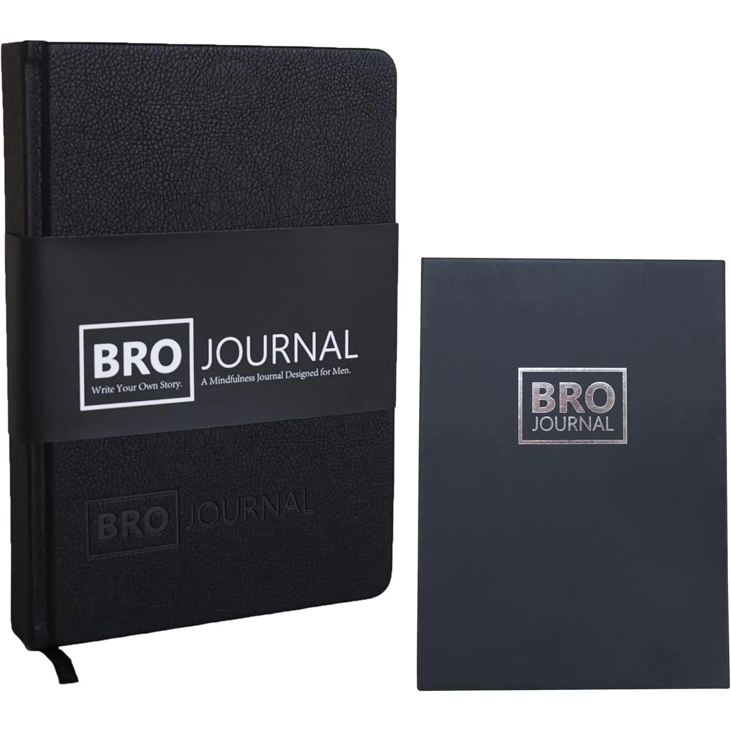 Bro Journal: 12-Week Guided Gratitude, Mindfulness, & Self-Improvement Journal for Men |  Daily Prompts, Activities, & Tips for Self-Care & Habit Building | A5 Size |   Box Included