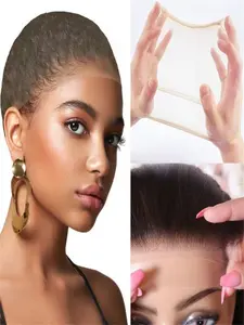 4pcs (2pack) HD Wig Cap Set, Invisibly Ultra-Thin & Breathable Stretch Nylon Wig Caps for Women Lace Front Wigs, All-Season Use