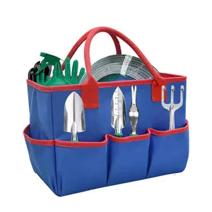 Home Repair Tool Storage Bag, Oxford Fabric, Multi-Pocket, Durable, Ideal for Gardening, Cleaning, Car Care, Teachers, DIY Enthusiasts