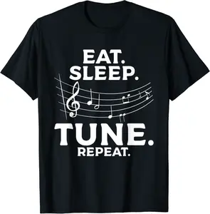 Eat Sleep Tune Repeat Auto-Tune T-Shirt - Jessicajon Shop 66B0BFZJBDMW