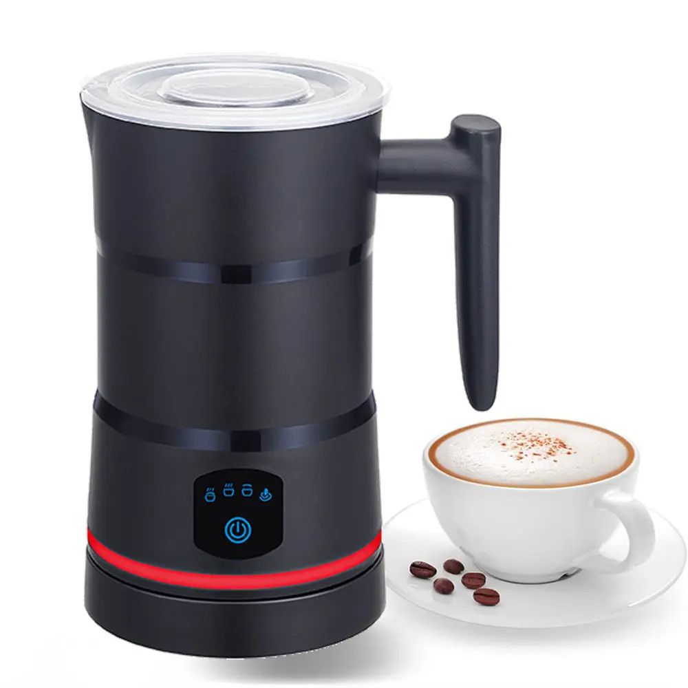 Automatic 4-in-1 Electric Milk Frother and Steamer for Latte Coffee Foam