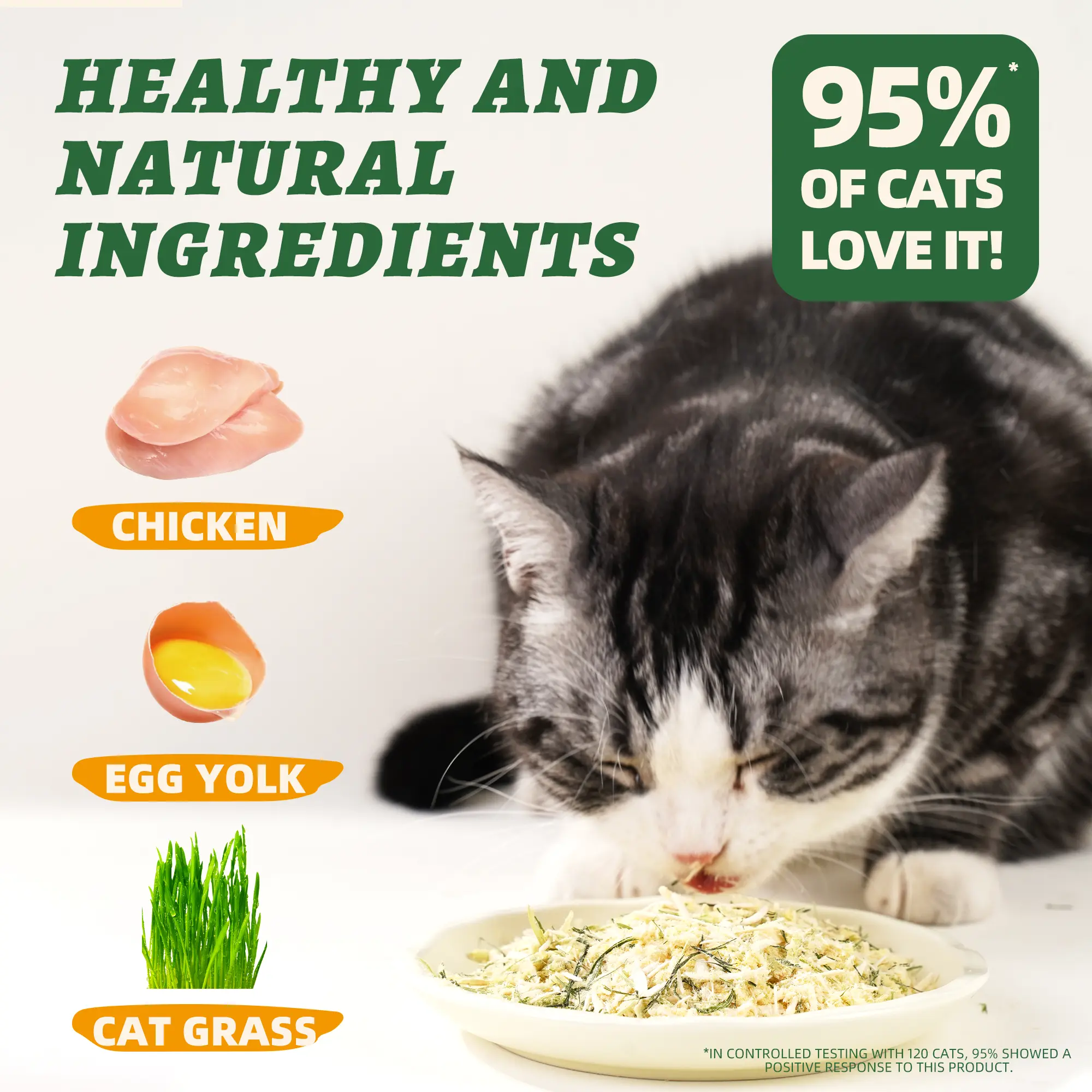 Best Treat for Your Pet! - With Chicken, Egg Yolk, Cranberry, Pumpkin and Cat Grass Best Treat for Your Pet! - With Chicken, Egg Yolk, Cranberry, Pumpkin and Cat Grass